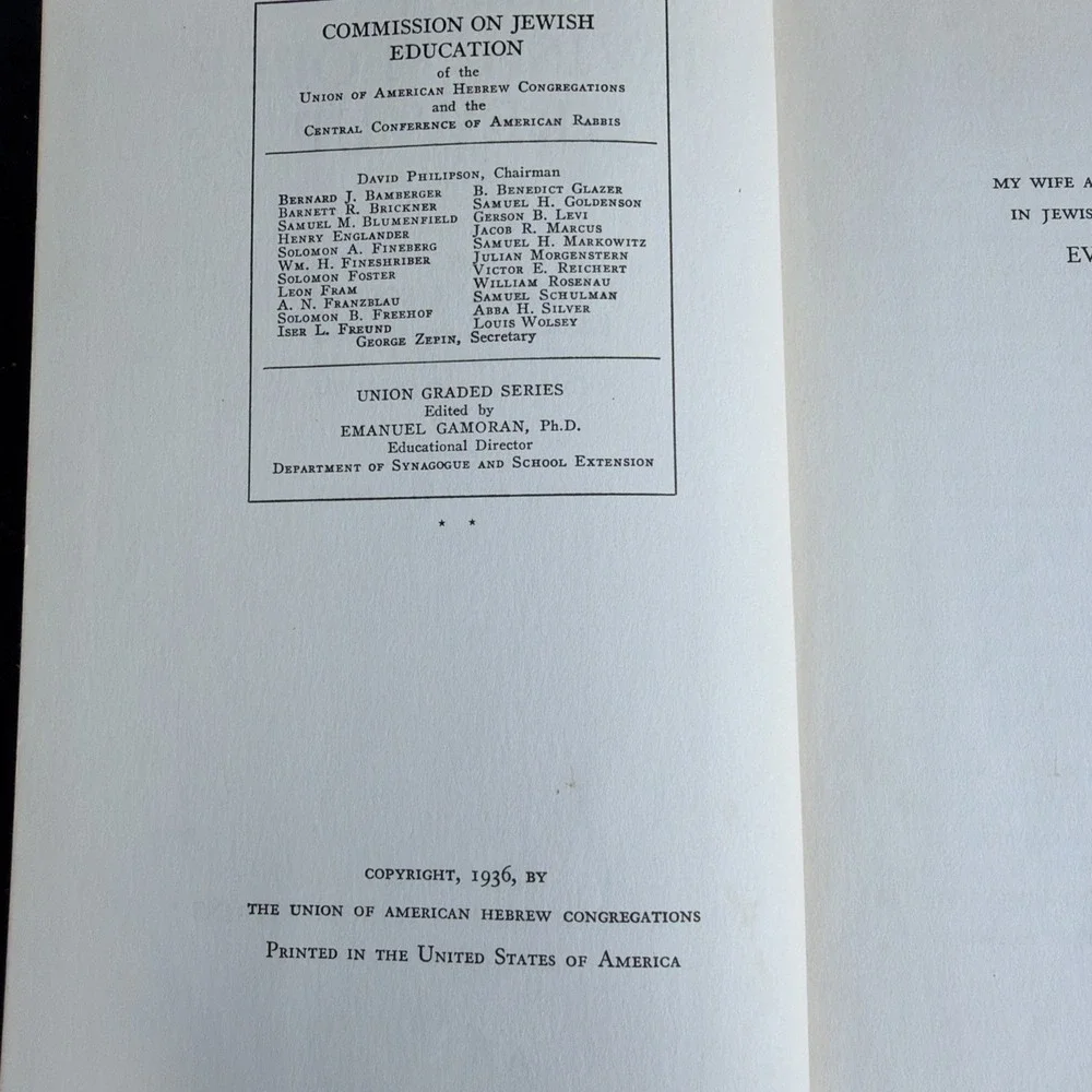 How The Jewish People Grew Up By Mordecai I. Soloff Vintage 1936 1st Edition